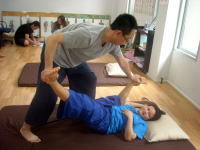 Leg stretching