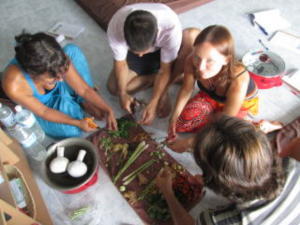 Making Herb Ball