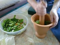 Making Herb Ball